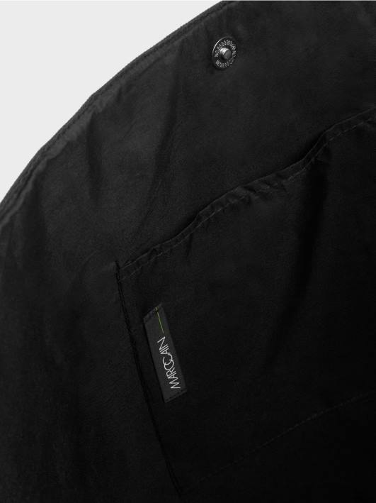 велики купац са логом штампе Marc Cain D6881551 црн прибор