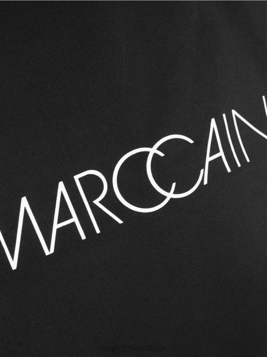 велики купац са логом штампе Marc Cain D6881551 црн прибор