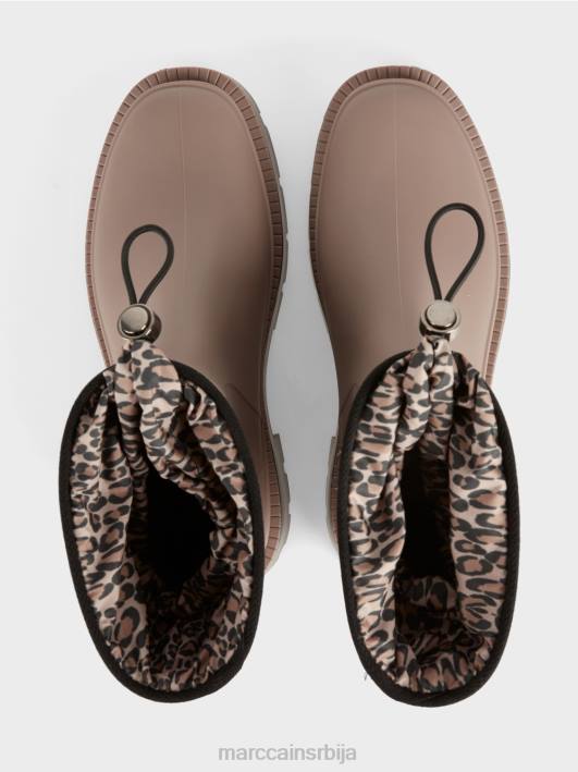 гумене глежњаче са лео поставом Marc Cain D6881565 светла карамела обућа