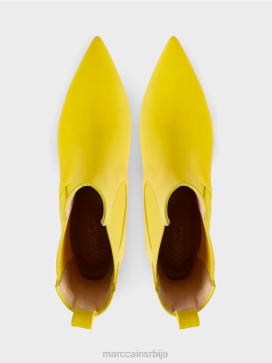 чипкасте глежњаче са уметком Marc Cain D6881575 меки лимун обућа