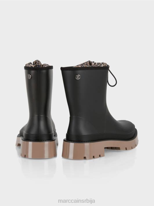 гумене глежњаче са лео поставом Marc Cain D6881580 црн обућа