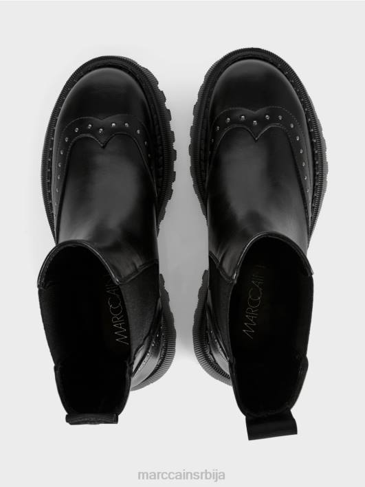 чизме челси са заковицама Marc Cain D6881582 црн обућа