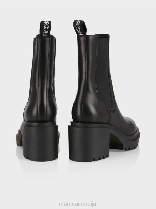 Челси глежњаче са блок петом Marc Cain D6881591 црн обућа
