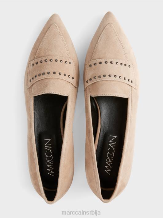 балерине са заковицама Marc Cain D6881566 светла карамела обућа