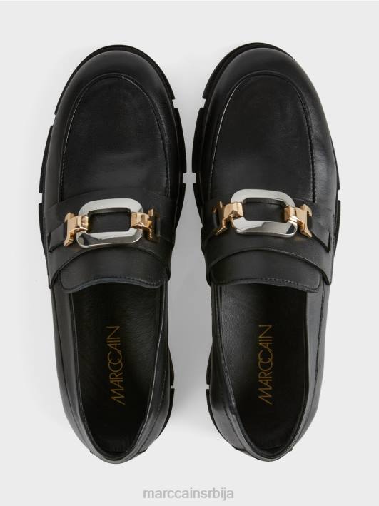 мокасине са украсном копчом Marc Cain D6881584 црн обућа