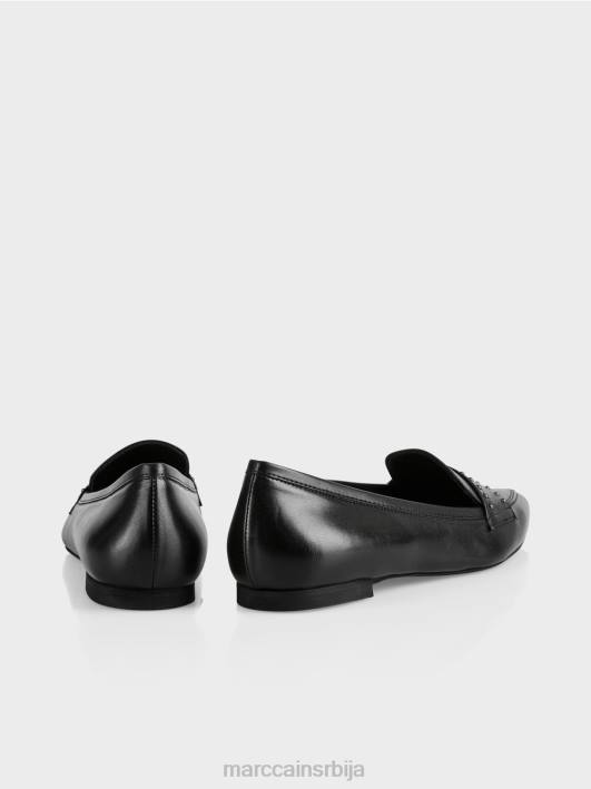балерине са заковицама Marc Cain D6881590 црн обућа