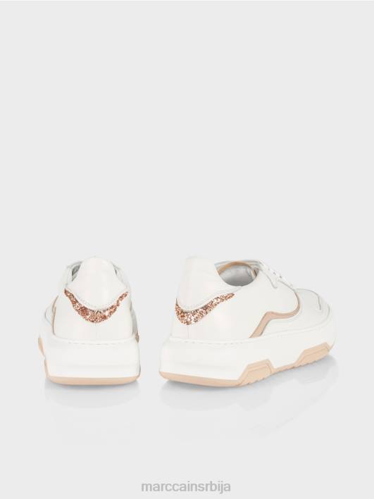 патике са сјајним детаљима Marc Cain D6881555 пешчано беж обућа