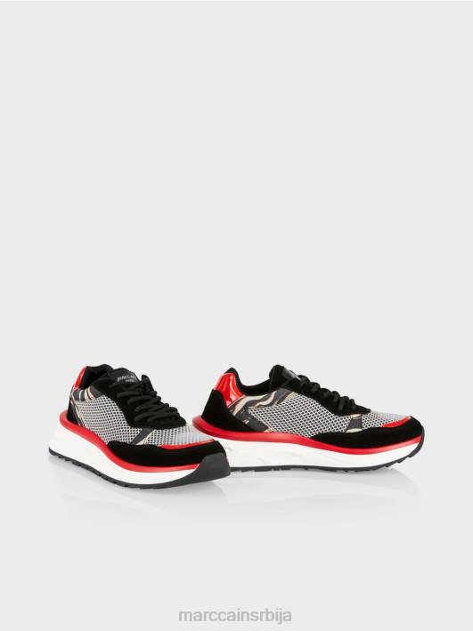 патике са лео детаљима Marc Cain D6881571 брусница обућа