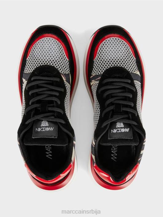 патике са лео детаљима Marc Cain D6881571 брусница обућа