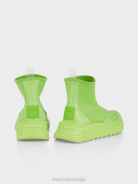 патике средњег кроја Marc Cain D6881583 светло шокантно зелено обућа