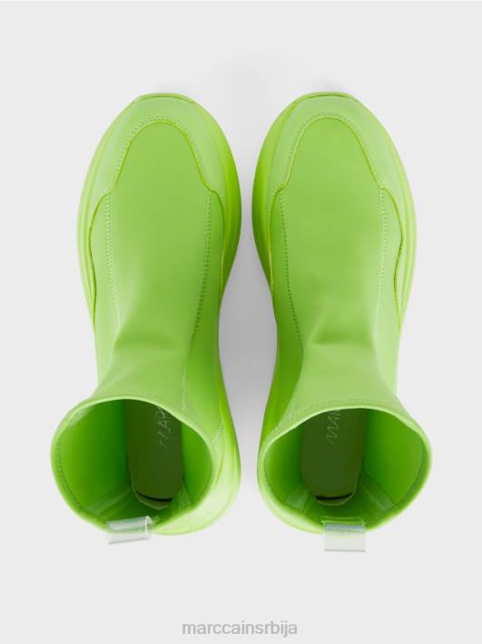 патике средњег кроја Marc Cain D6881583 светло шокантно зелено обућа