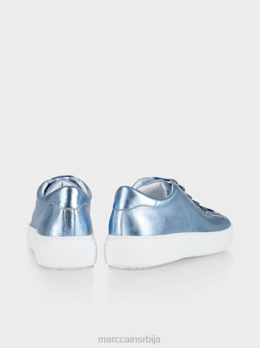 сјајне патике Marc Cain D6881585 меки прах плаве боје обућа