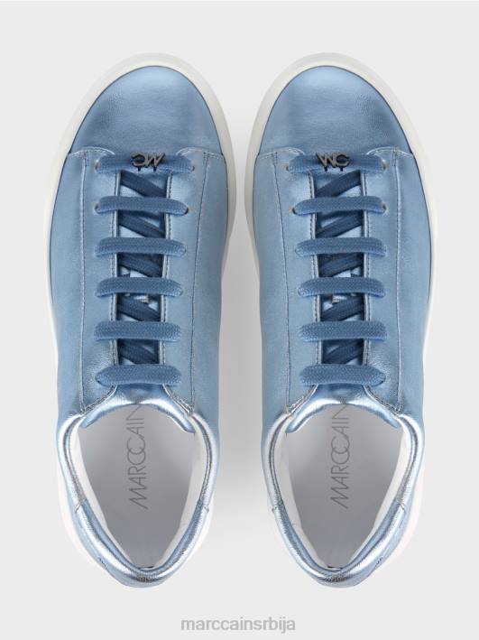 сјајне патике Marc Cain D6881585 меки прах плаве боје обућа