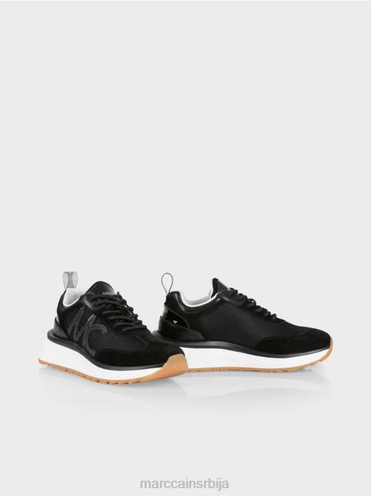 патике са мц логом Marc Cain D6881589 црн обућа