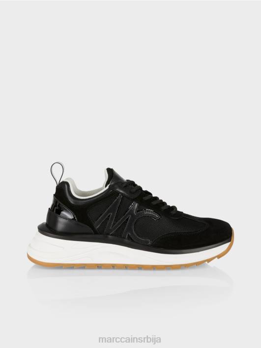 патике са мц логом Marc Cain D6881589 црн обућа