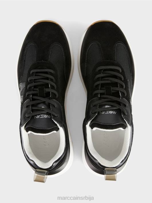 патике са мц логом Marc Cain D6881589 црн обућа