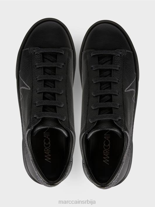 патике на пертле са натписом Marc Cain D6881593 црн обућа