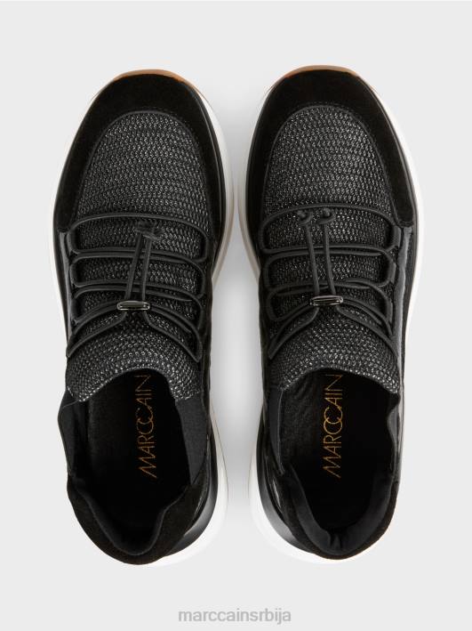 практичне слип-он патике Marc Cain D6881642 црн обућа