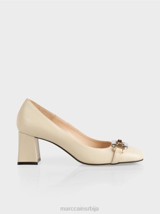 пумпе са копчом Marc Cain D6881560 тамна крема обућа
