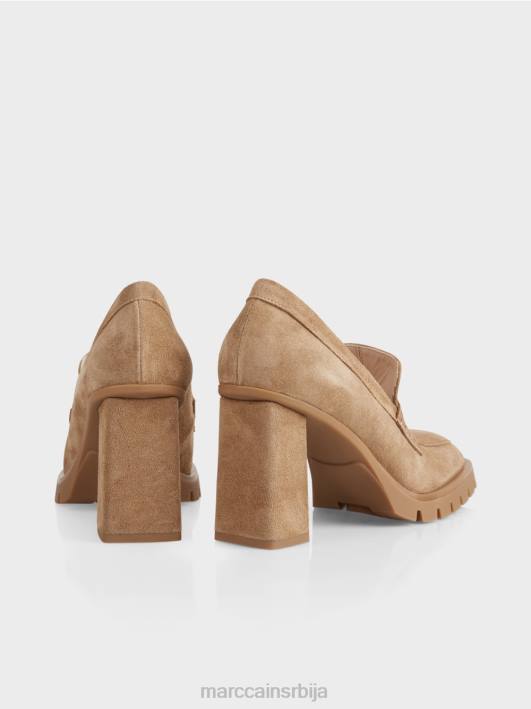 пумпе са блок петом Marc Cain D6881567 светла карамела обућа