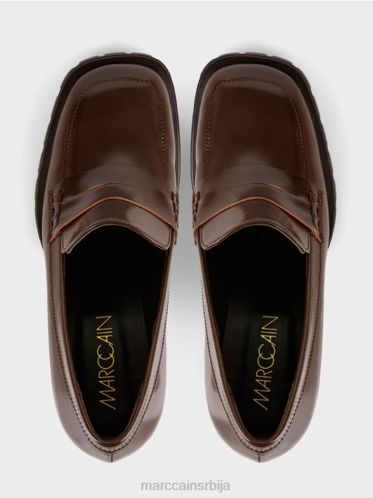 пумпе са блок петом Marc Cain D6881568 тамно дрво обућа