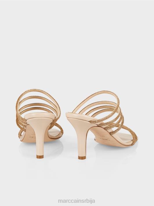 елегантне сандале са штиклама Marc Cain D6881612 панна цотта обућа