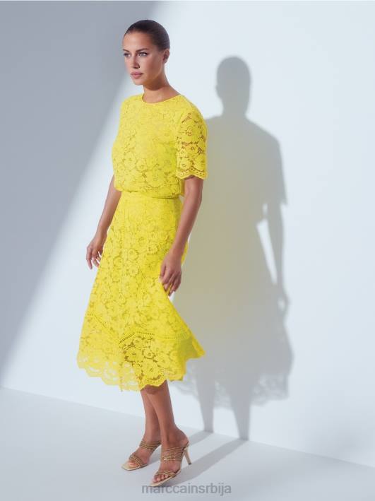 елегантне сандале са штиклама Marc Cain D6881612 панна цотта обућа