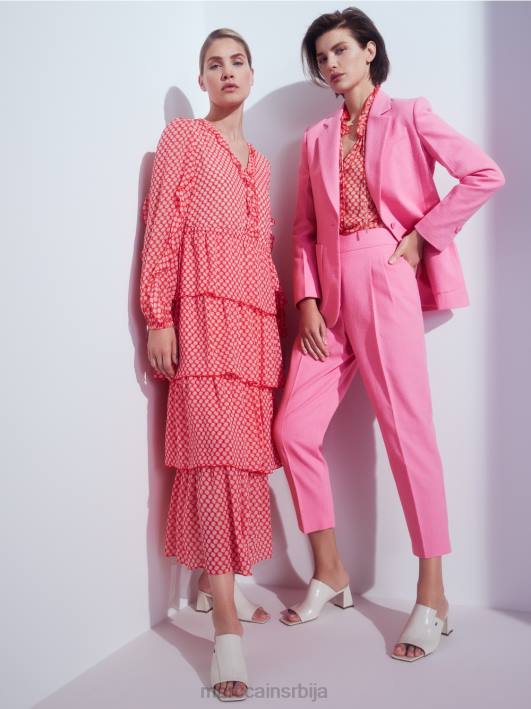 квадратне сандале „промислимо заједно“. Marc Cain D6881636 крема у праху обућа