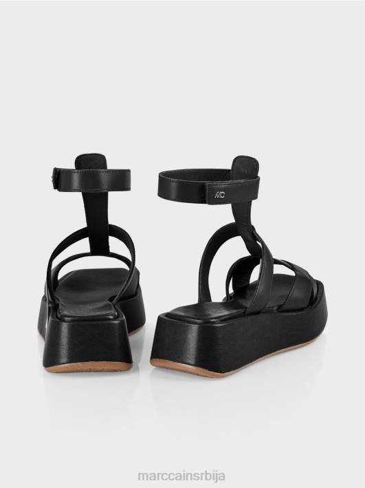 сандале са каишевима за глежањ Marc Cain D6881595 црн обућа