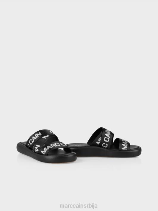 савремене сандале са мц натписом Marc Cain D6881597 црн обућа