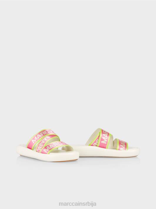 савремене сандале са мц натписом Marc Cain D6881603 бео обућа