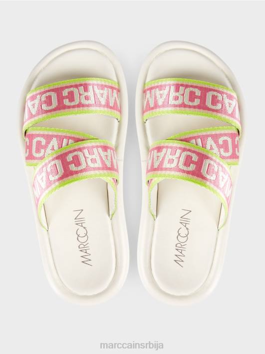 савремене сандале са мц натписом Marc Cain D6881603 бео обућа