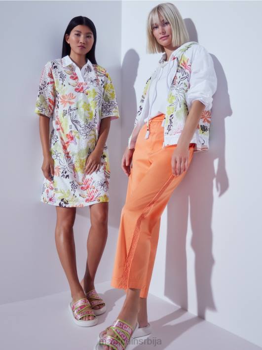 савремене сандале са мц натписом Marc Cain D6881603 бео обућа