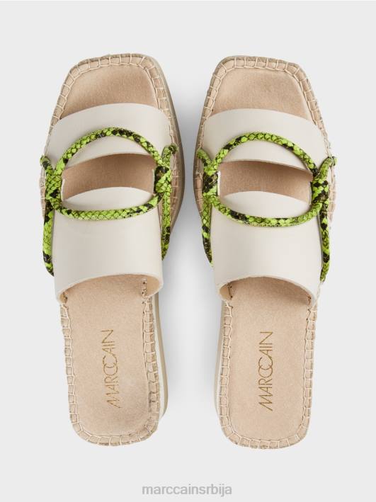 украшене еспадриле Marc Cain D6881604 прљаво бело обућа