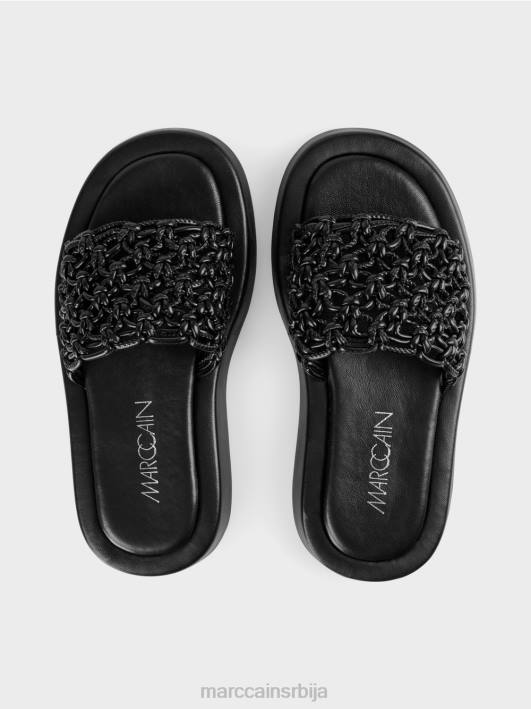 модерне сандале на платформи Marc Cain D6881606 црн обућа