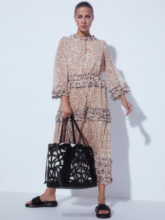 модерне сандале на платформи Marc Cain D6881606 црн обућа