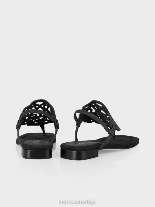 сандале за прсте са изрезима Marc Cain D6881611 црн обућа