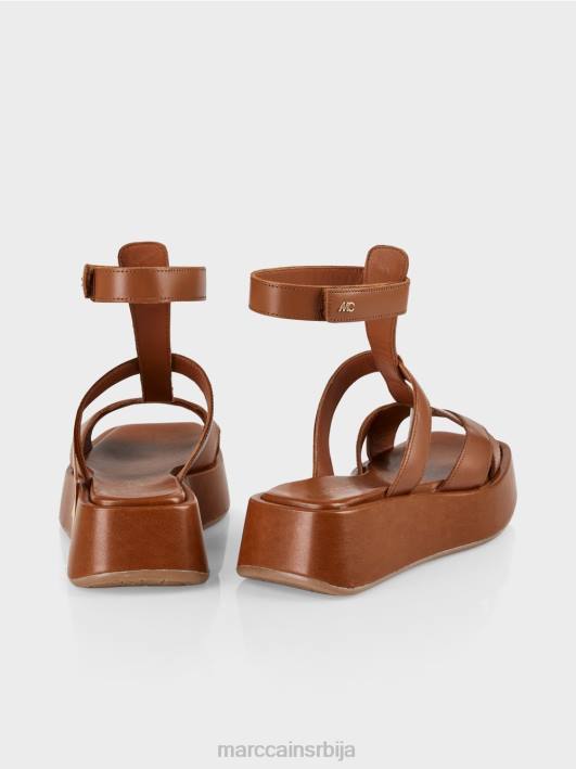 сандале са каишевима за глежањ Marc Cain D6881614 моро обућа