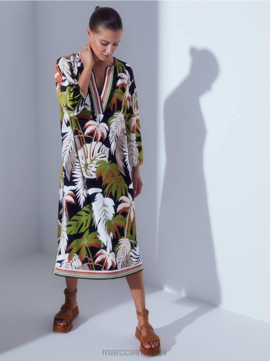 сандале са каишевима за глежањ Marc Cain D6881614 моро обућа