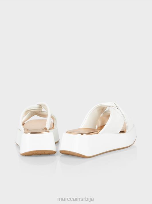 сандале са детаљима чворова Marc Cain D6881618 бео обућа