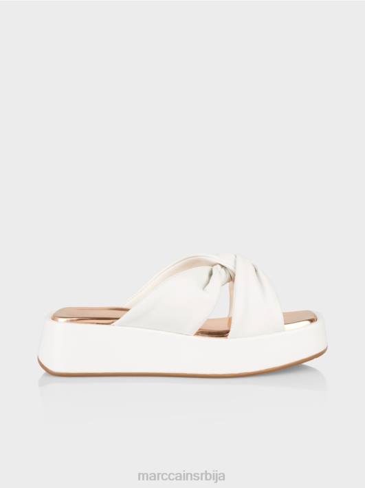 сандале са детаљима чворова Marc Cain D6881618 бео обућа