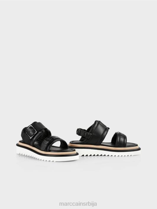 сандале са ђоном контрастне боје Marc Cain D6881653 црн обућа