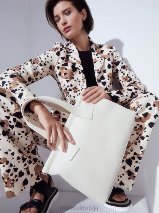 сандале са ђоном контрастне боје Marc Cain D6881653 црн обућа